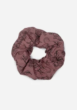 Roxana Moth Foxglove Hair Scrunchie