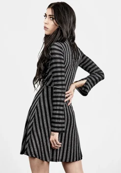 Roxy Glitter Mock Wrap Dress