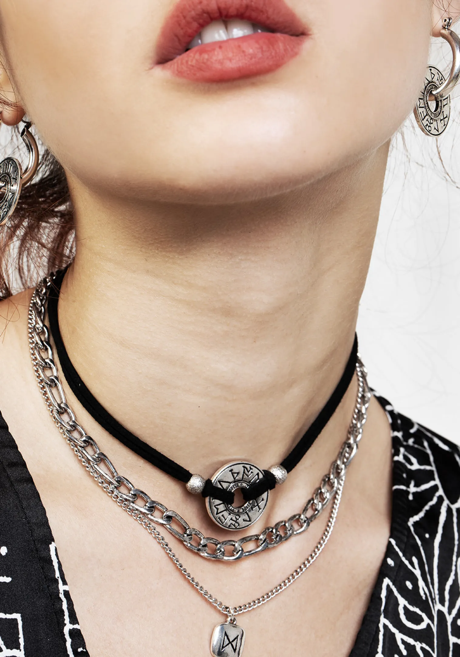 Runes Layered Necklace