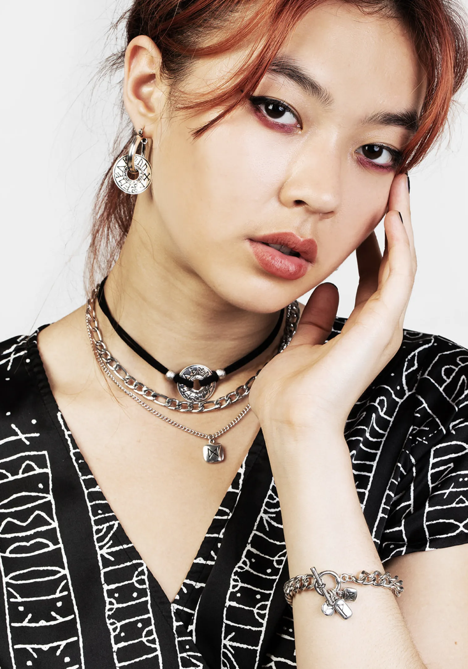 Runes Layered Necklace