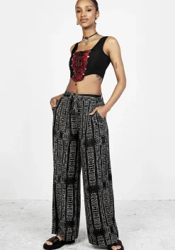 Runes Wide Leg Trousers