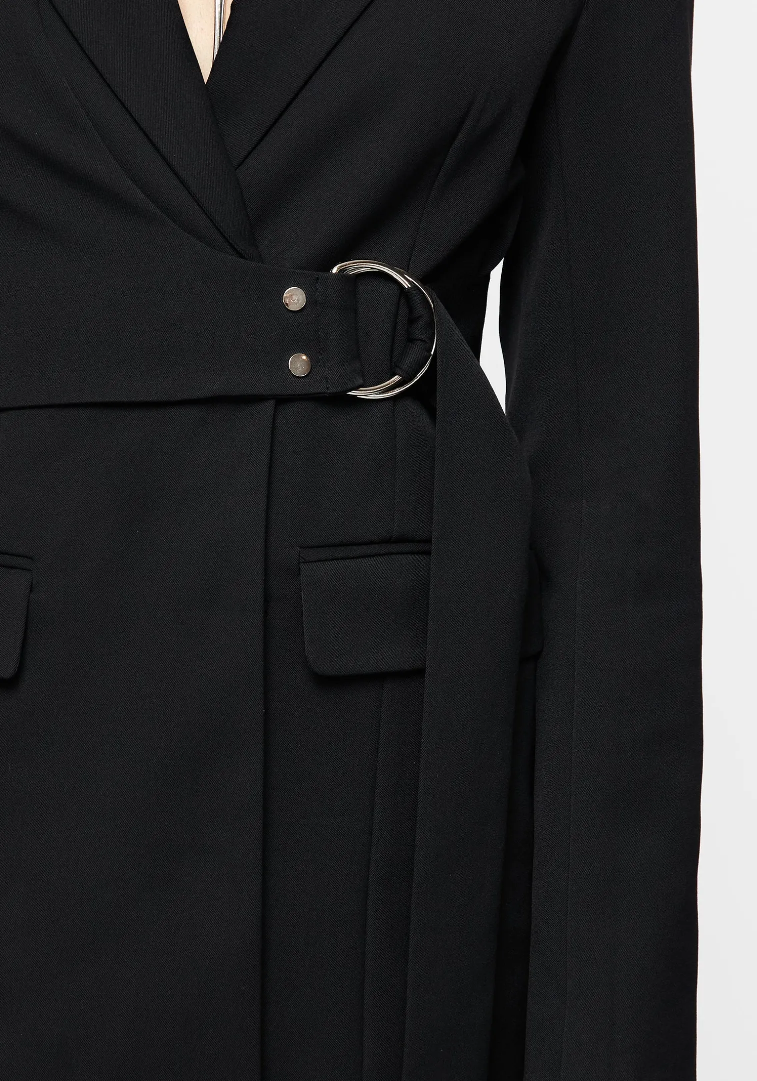 Ruthless Wrap Tailored Blazer Dress
