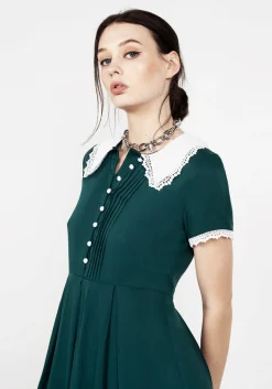 Sabbath Dress - Forest Green