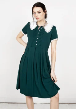 Sabbath Dress - Forest Green
