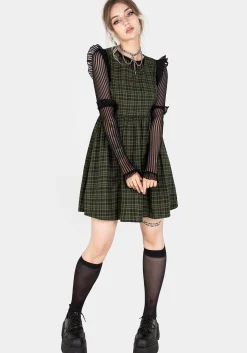 Sabine Check Mini Skater Dress