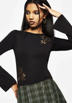Sabrina Embroidered Cotton Top