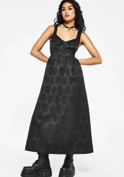 Semine Celestial Printed Cami Midi Dress
