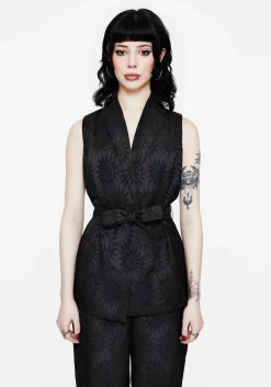 Semine Celestial Printed Tailored Waistcoat