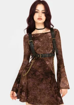 Serenade Long Sleeve Floral Mini Dress