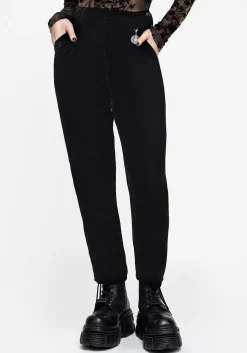 Shadow Velour Tapered Trousers