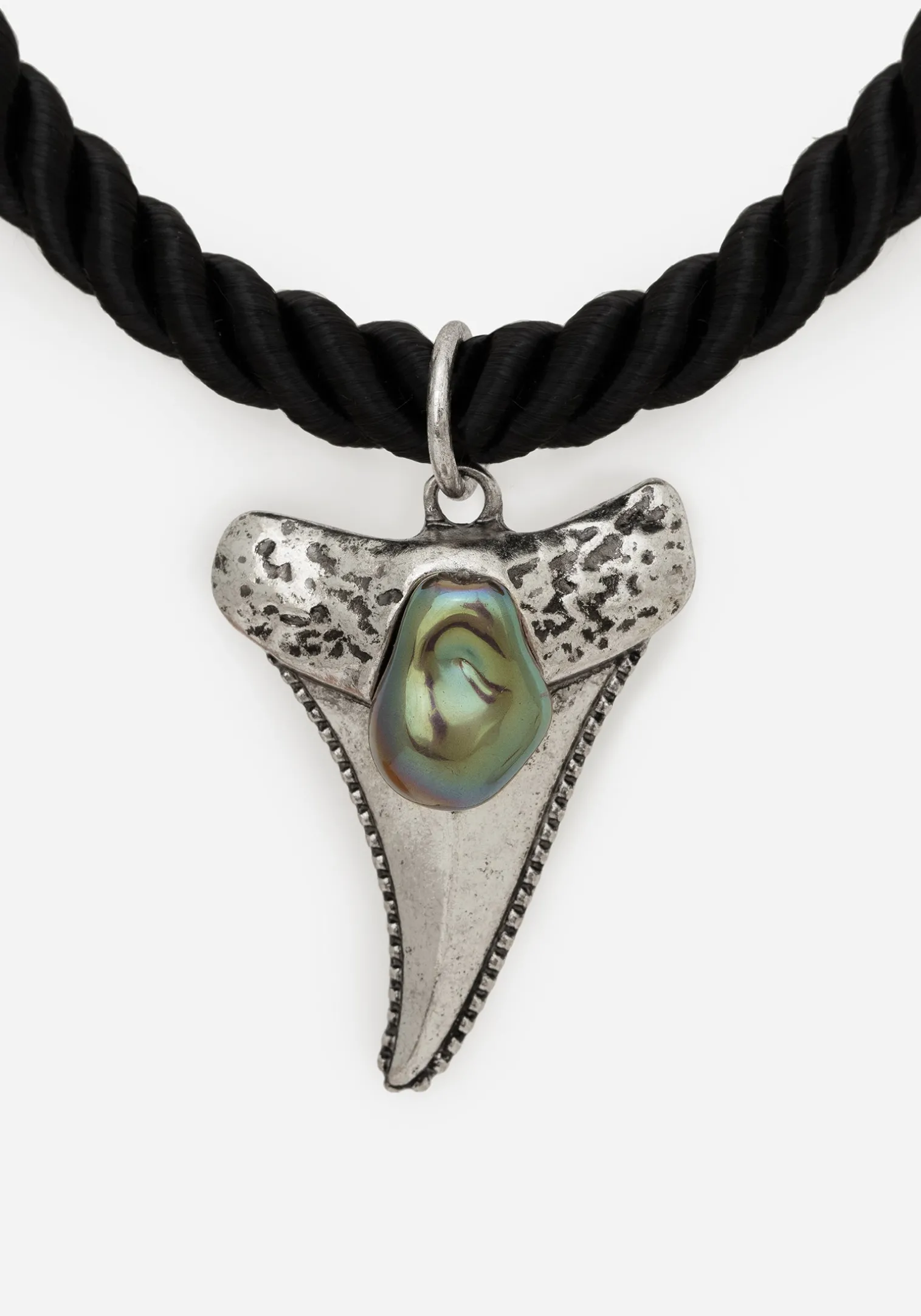 Shark Tooth Rope Necklace