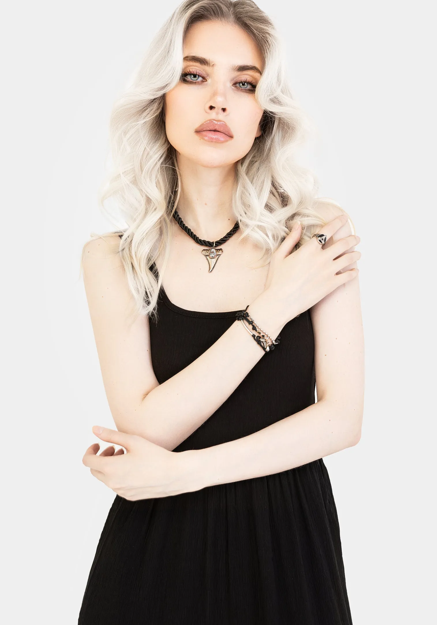Shark Tooth Rope Necklace
