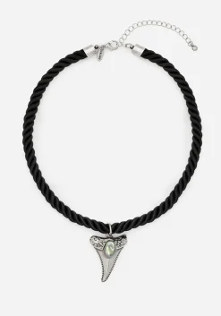Shark Tooth Rope Necklace