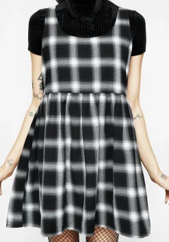 Singles Plaid Dress