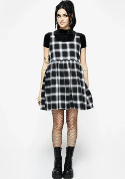 Singles Plaid Dress