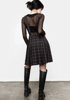 Sinner Pleated Skirt Pinny