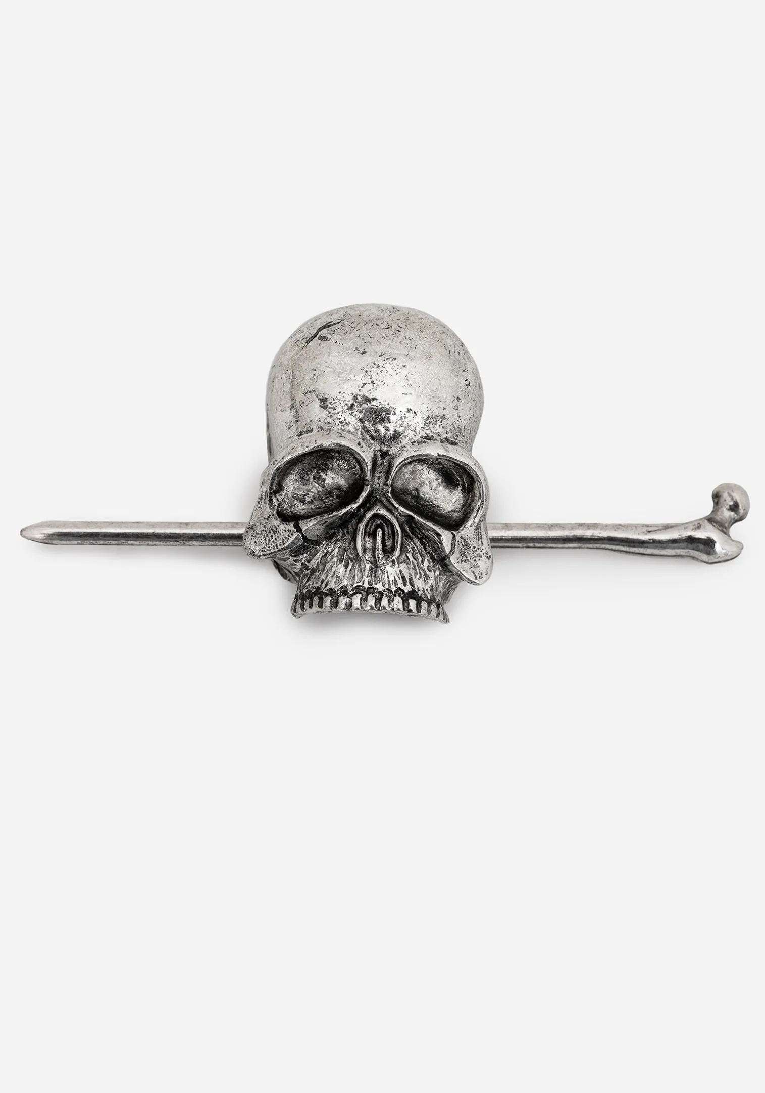 Skull Hair Slide with Pin