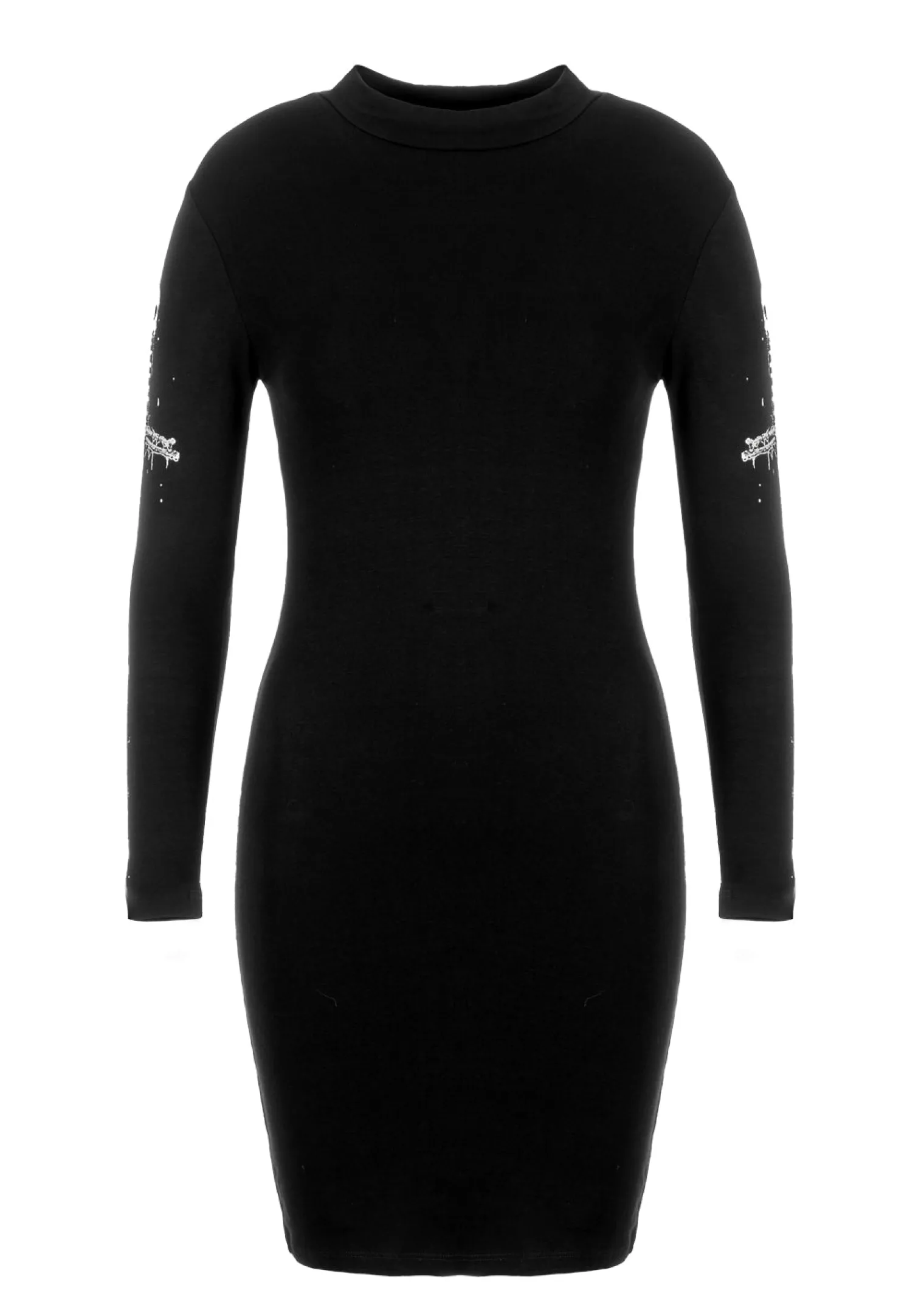 Skultro Mock Neck Bodycon Dress
