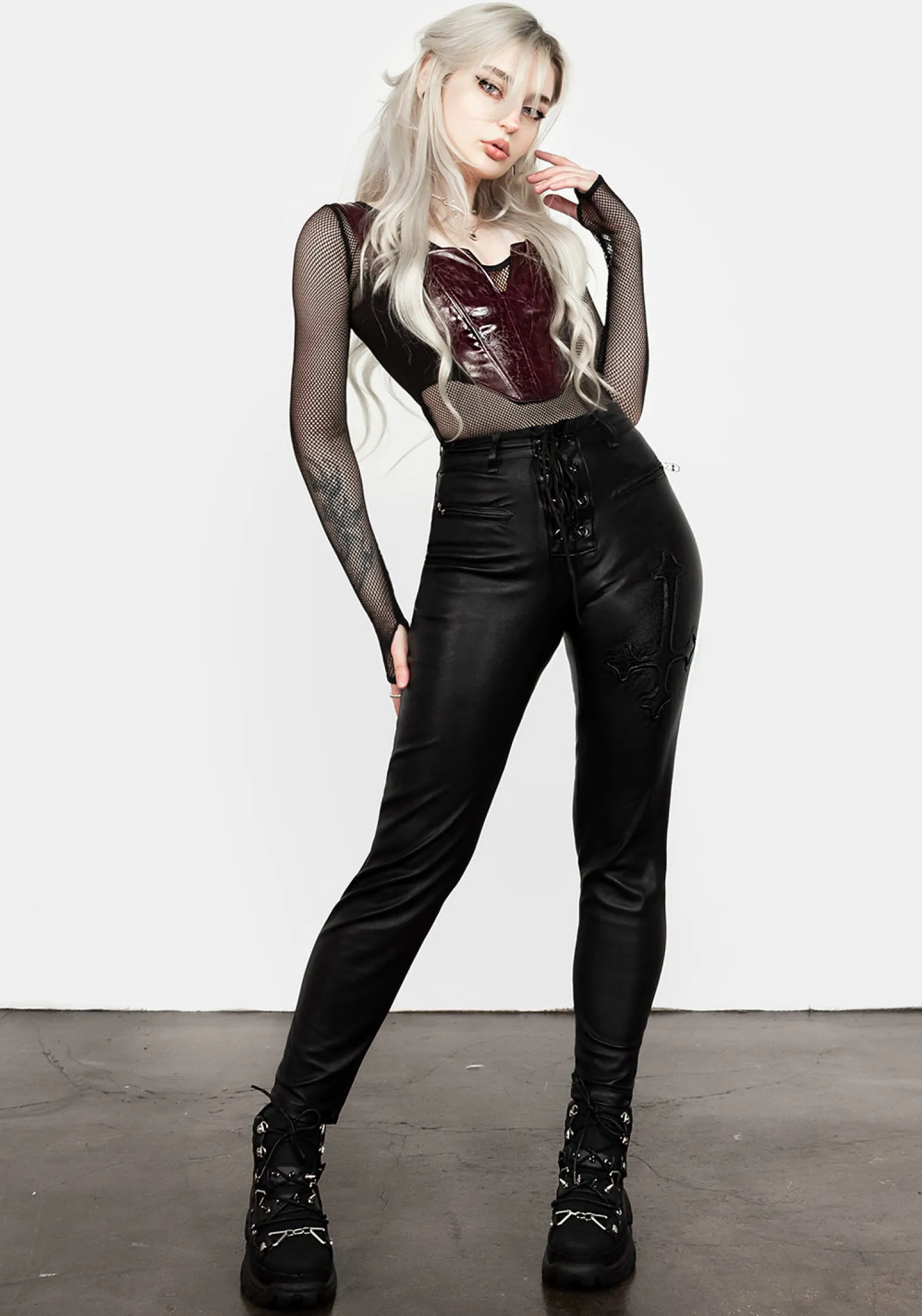 Slain Faux Leather Pants