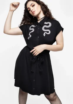Slither Relaxed Mini Dress