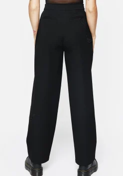Slither Snake Embroidered Tailored Trousers