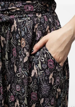Snapdragon Tie Detail Midi Skirt