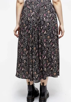 Snapdragon Tie Detail Midi Skirt
