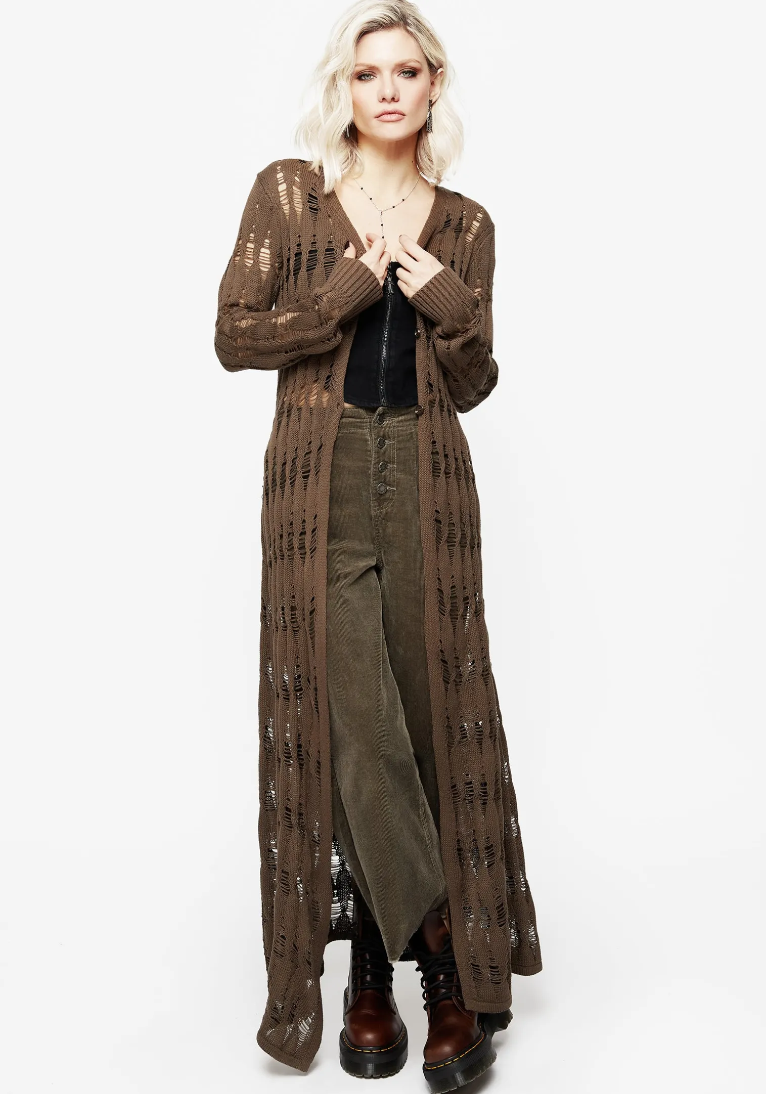 Sophia Cable Twist Knit Cardigan