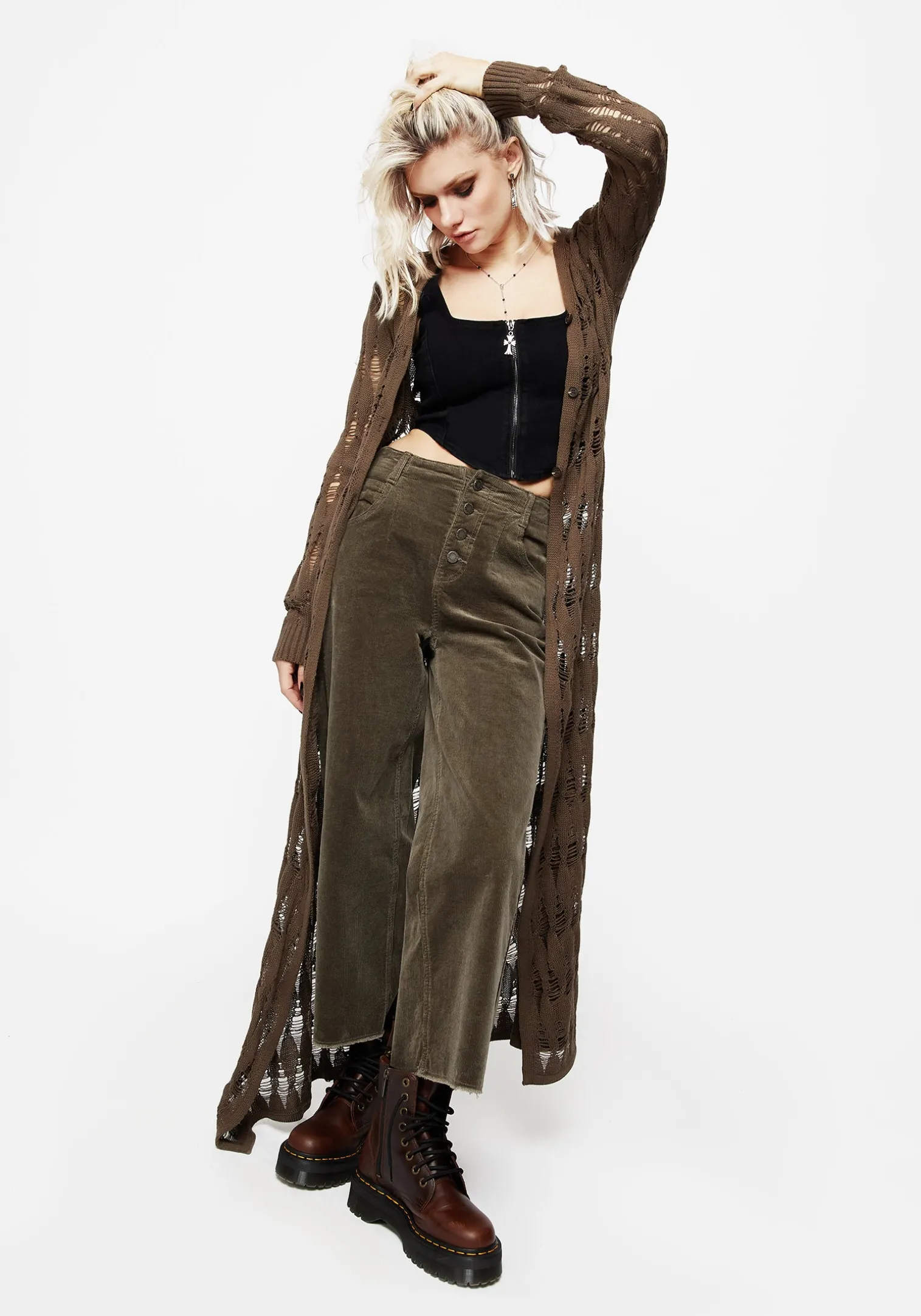 Sophia Cable Twist Knit Cardigan