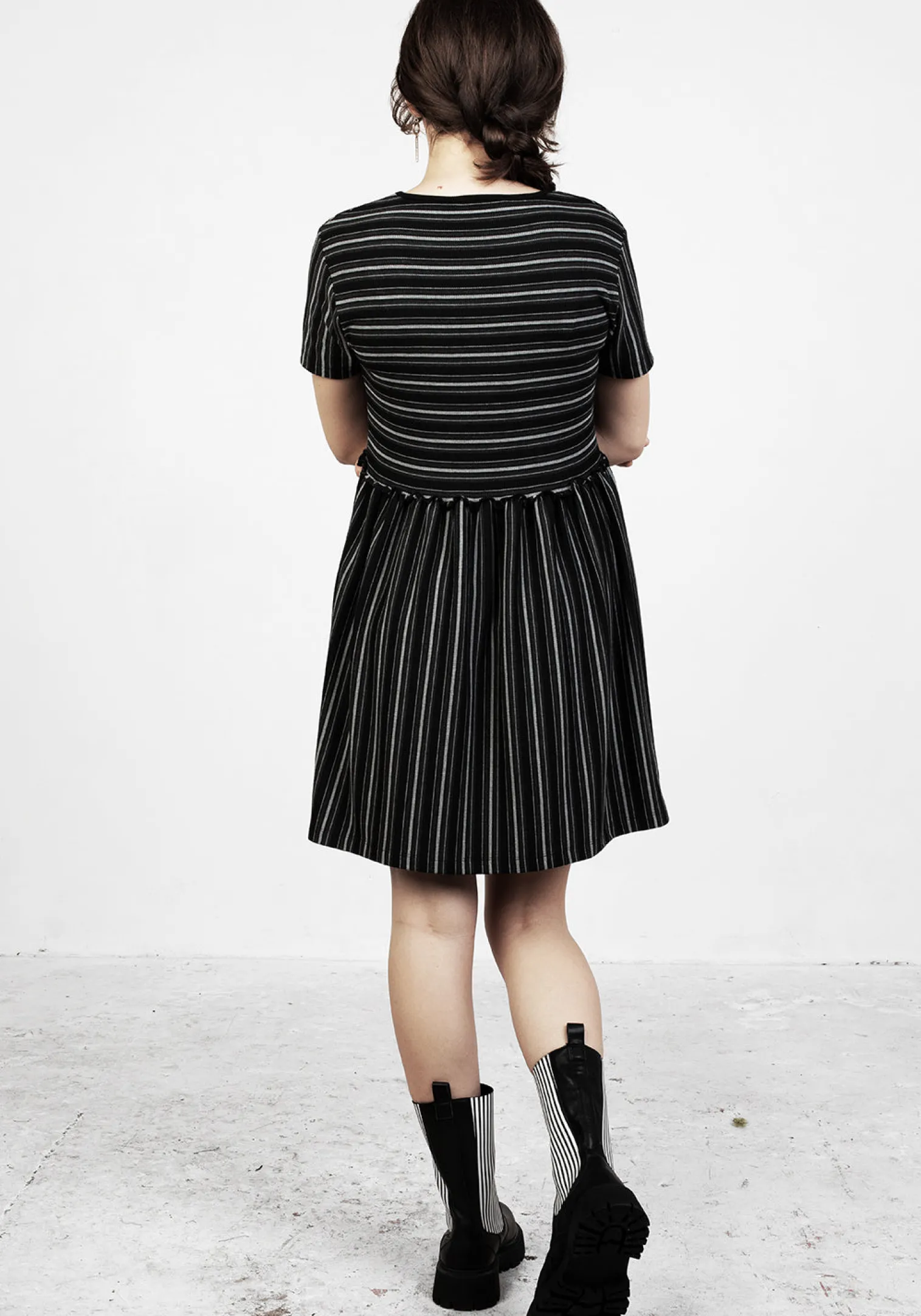 Space Cakes Stripe Mini Dress