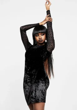 Spectacle Velvet Bodycon Dress