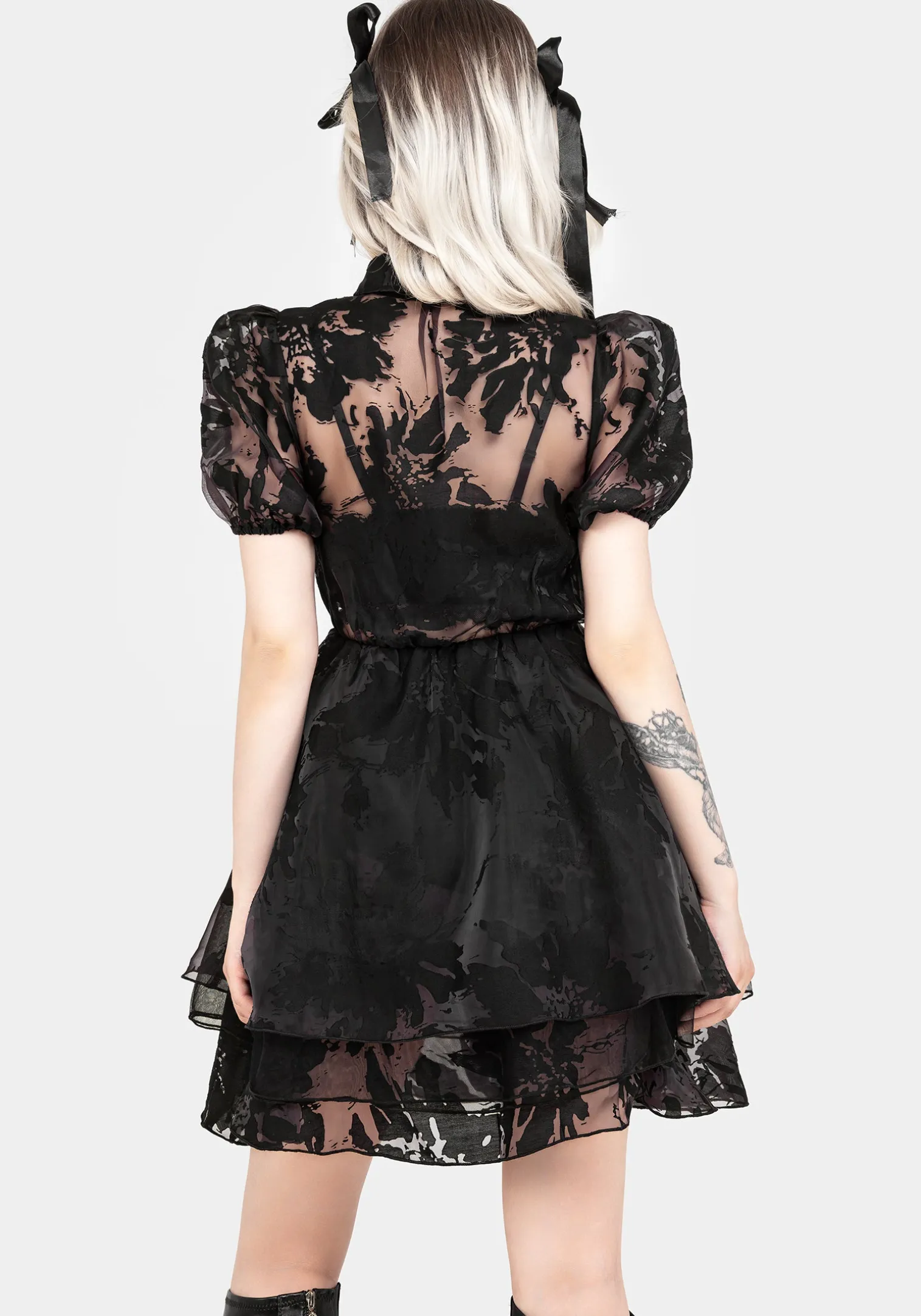 Spectre Layered Mini Shirt Dress