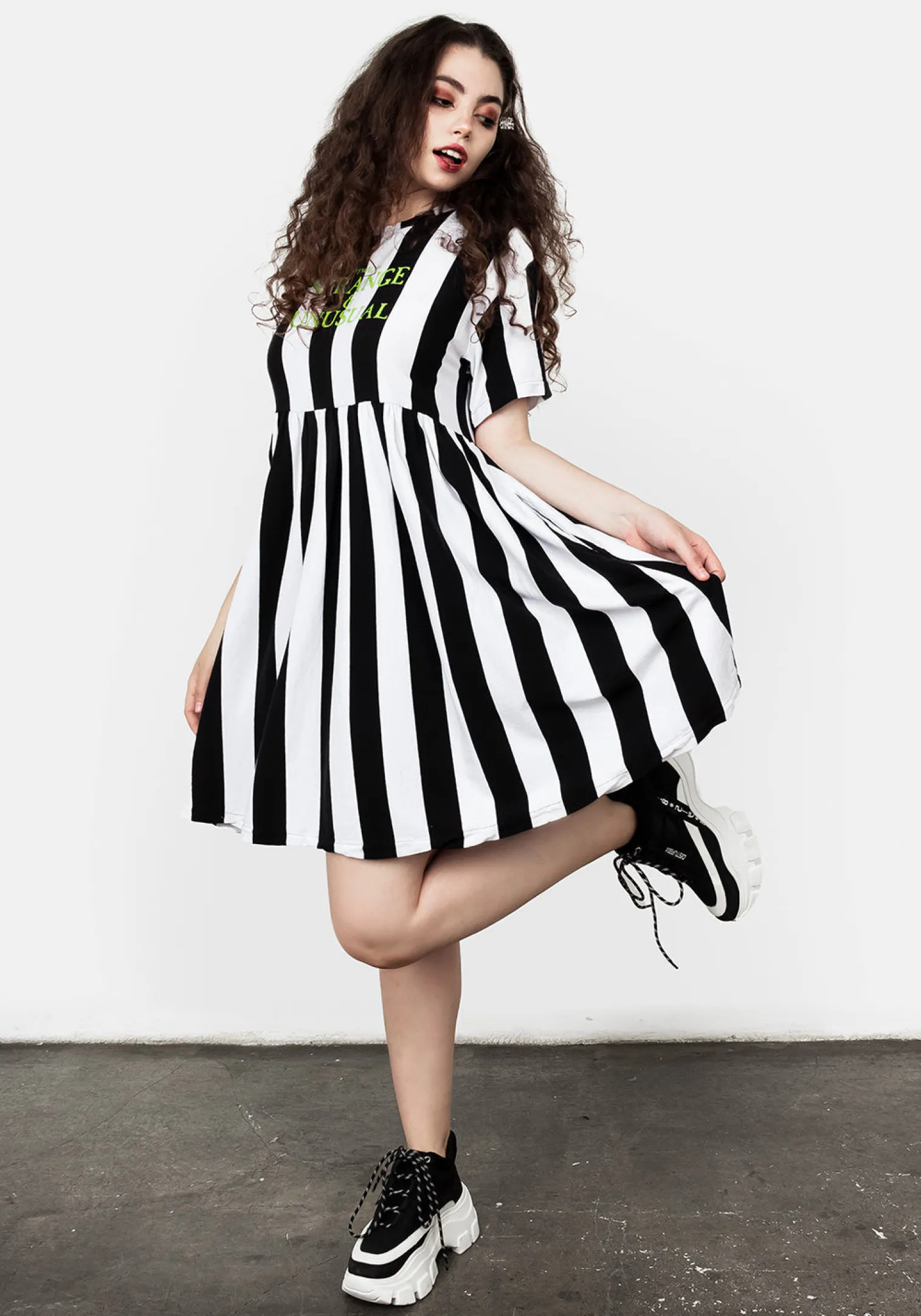 Strange Oversized Skater Dress