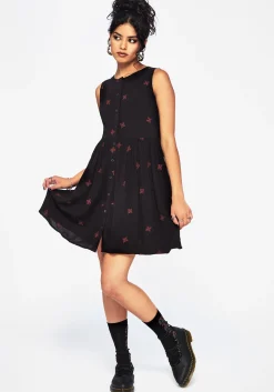 Sublime Witches Knot Embroidered Mini Dress