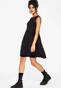 Sublime Witches Knot Embroidered Mini Dress