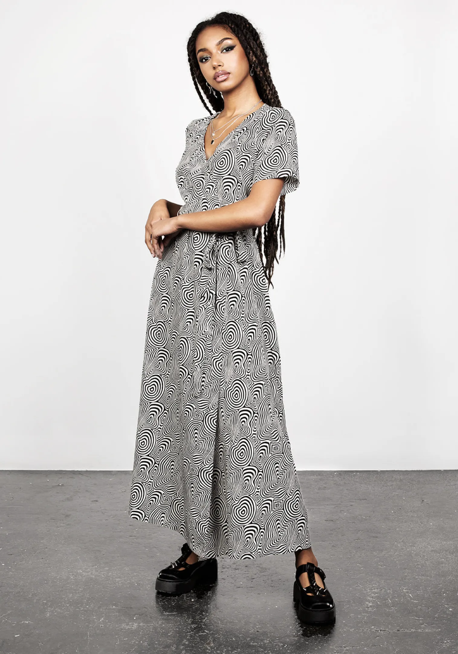 Summers Printed Wrap Dress
