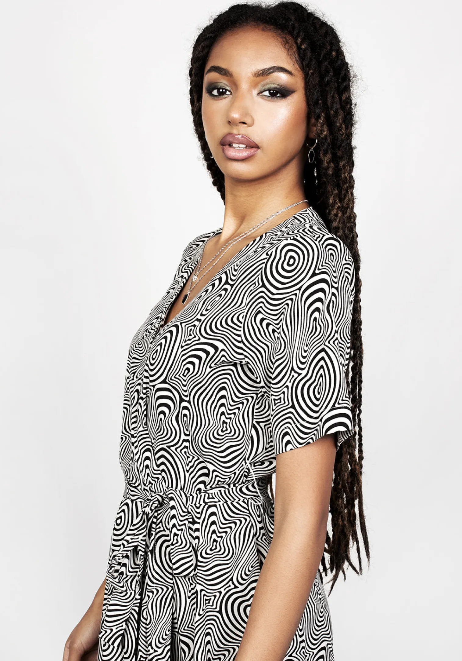 Summers Printed Wrap Dress