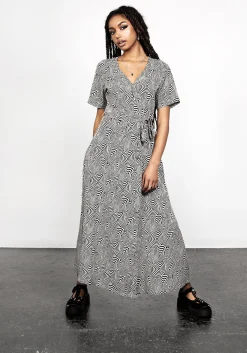 Summers Printed Wrap Dress