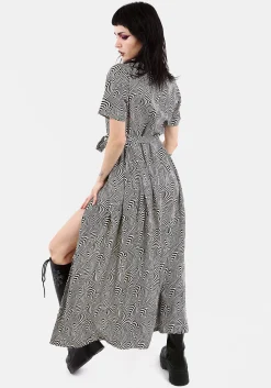 Summers Printed Wrap Dress