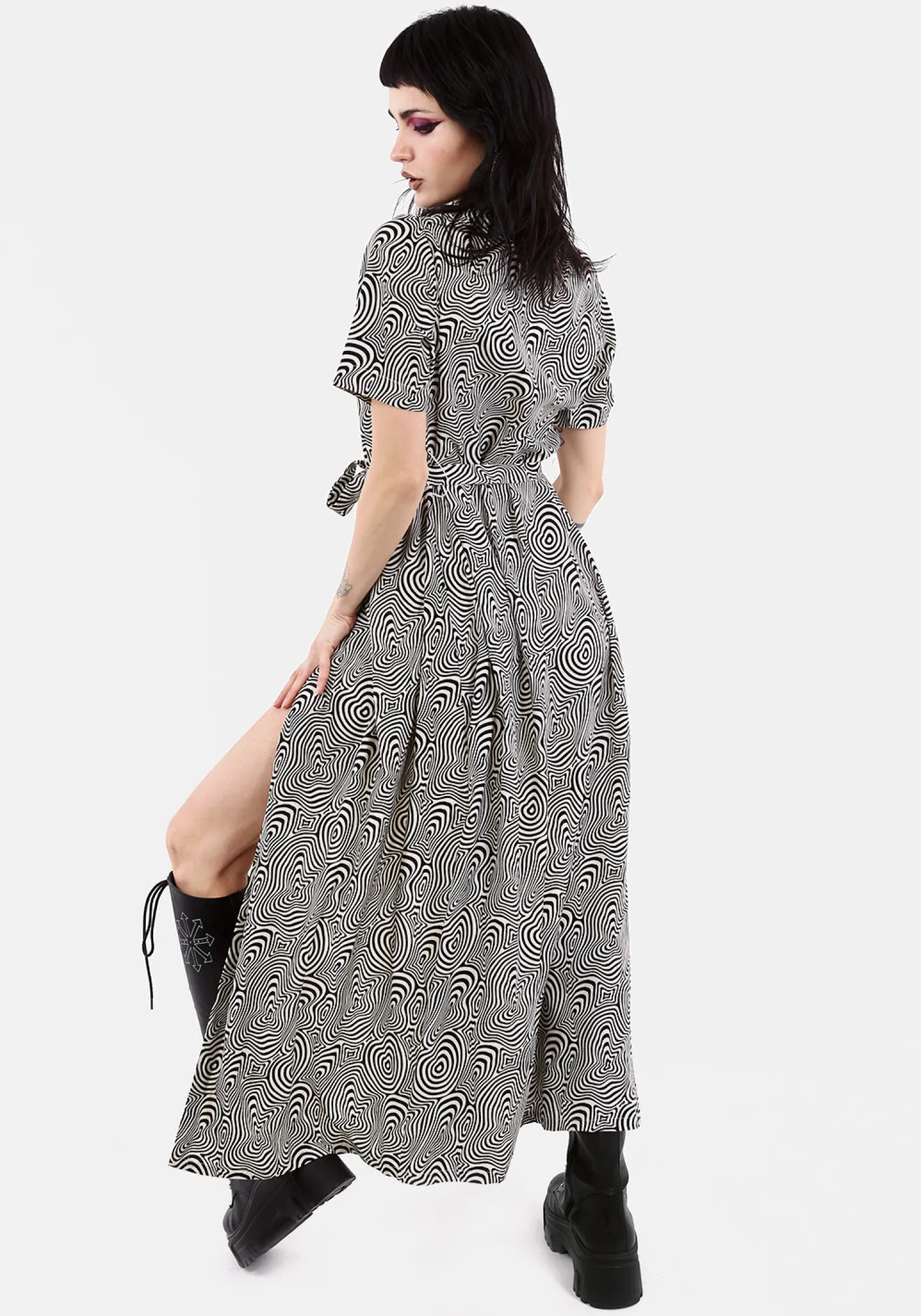 Summers Printed Wrap Dress