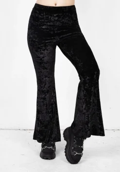 Superstition Crushed Velour Flares
