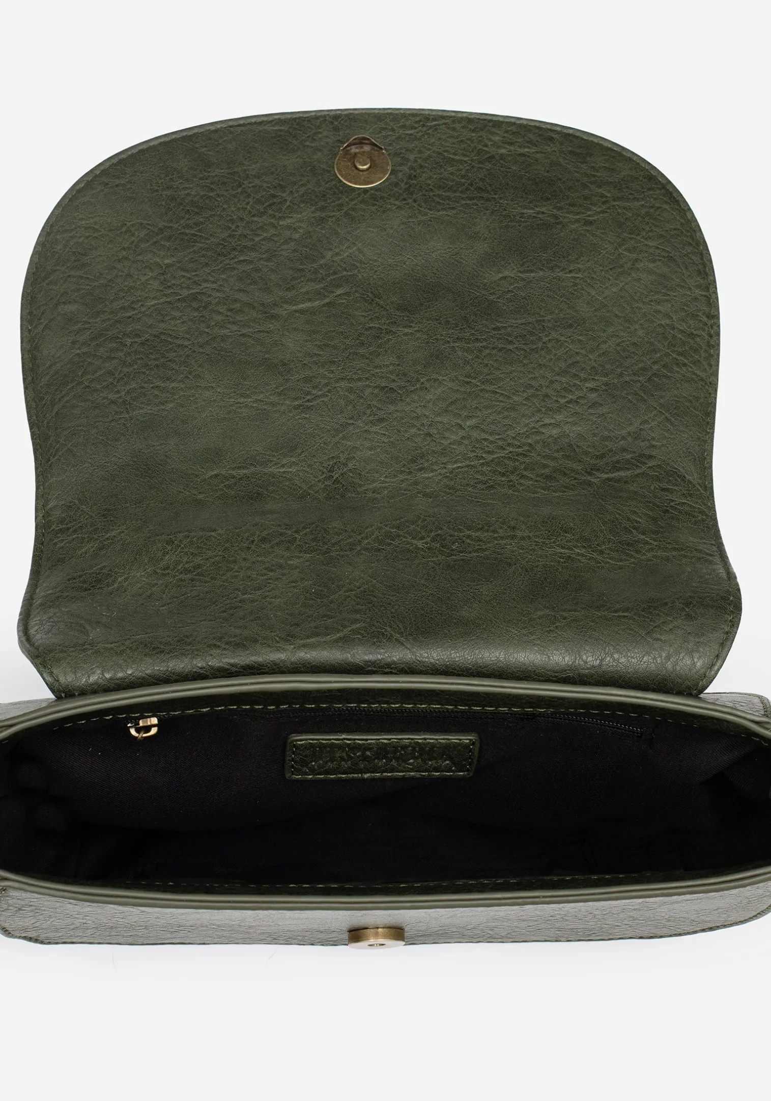 Swamplife Frog Embroidered Crossbody Saddle Bag