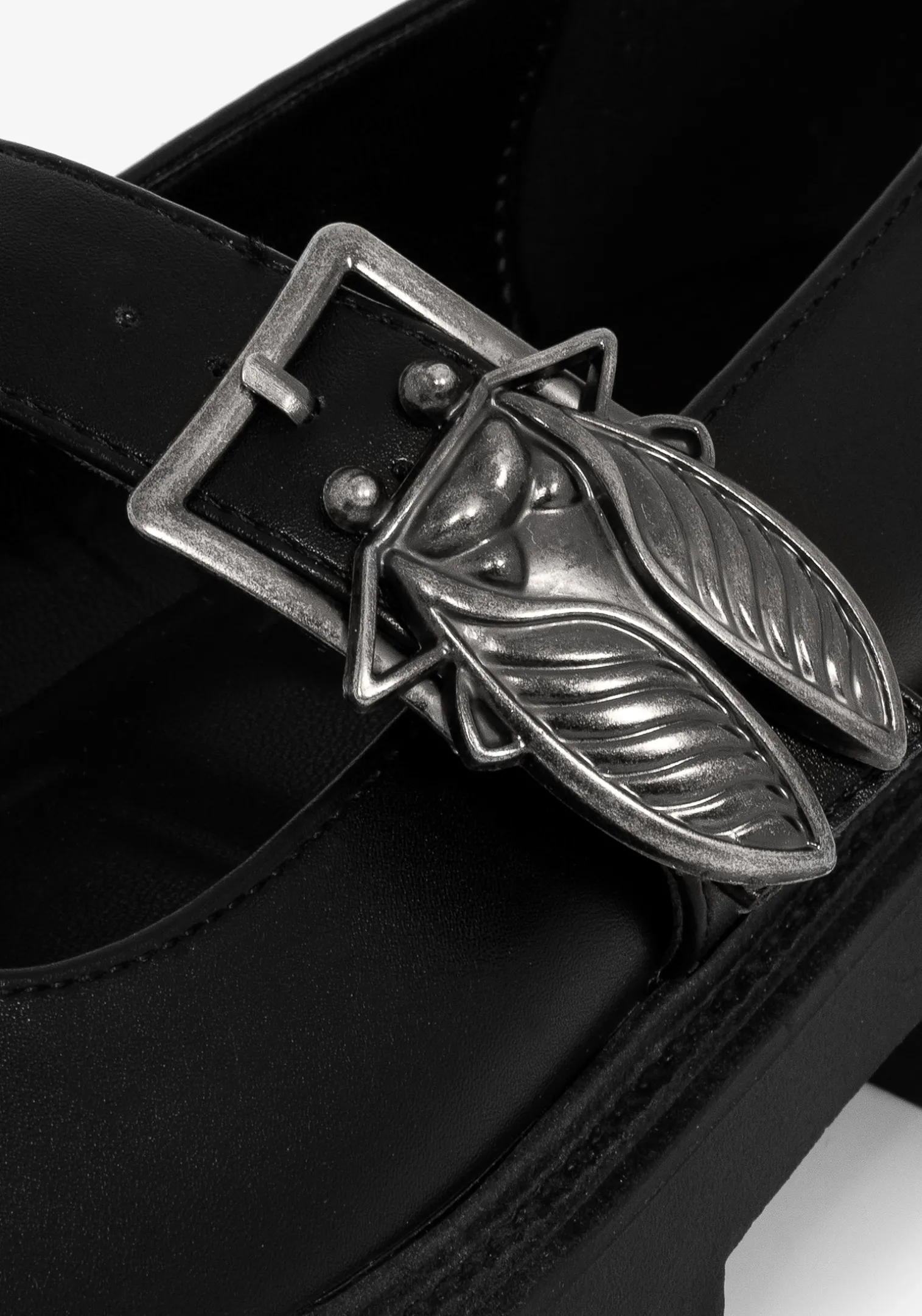 Swarm Bug Buckle Mary Jane Shoes