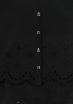 Synthweb Cotton Broderie Hem Shirt
