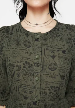 Taddea Cotton Button Up Midaxi Dress