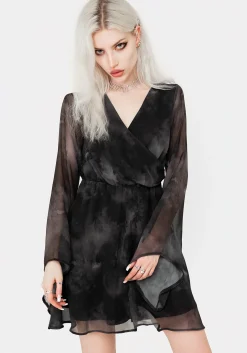 Tempest Flared Sleeve Mini Dress
