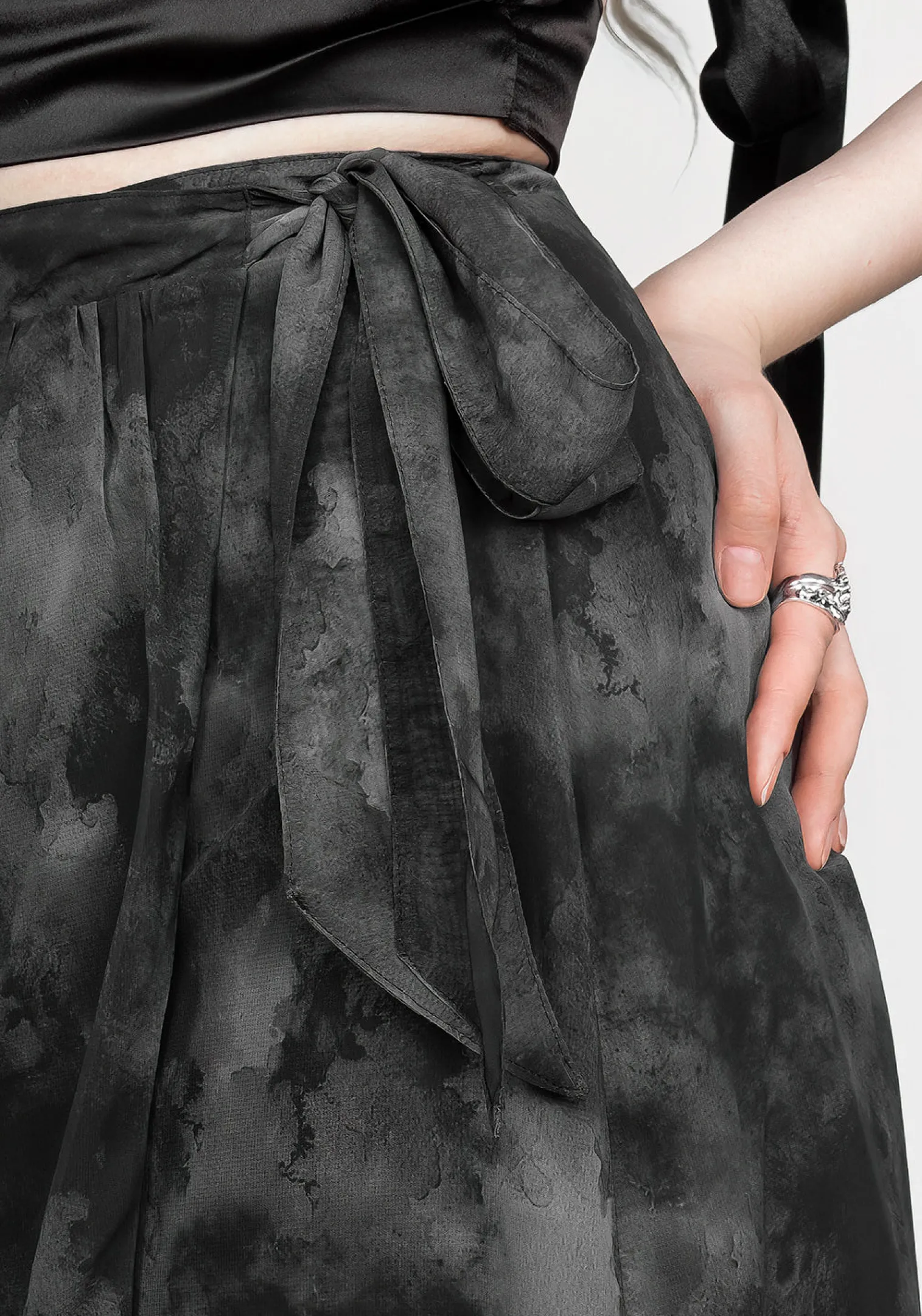 Tempest Tie Waist Midaxi Skirt