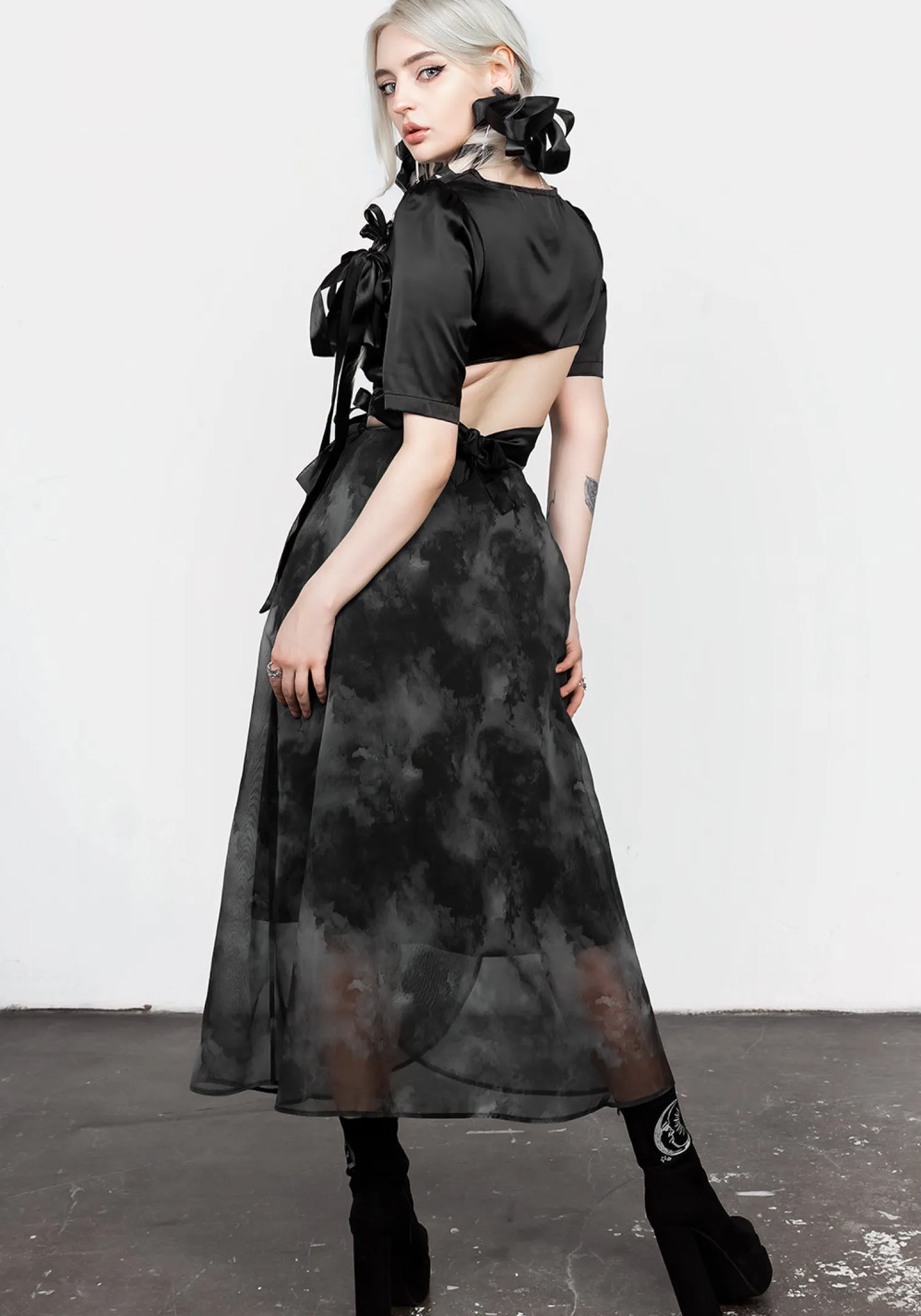 Tempest Tie Waist Midaxi Skirt