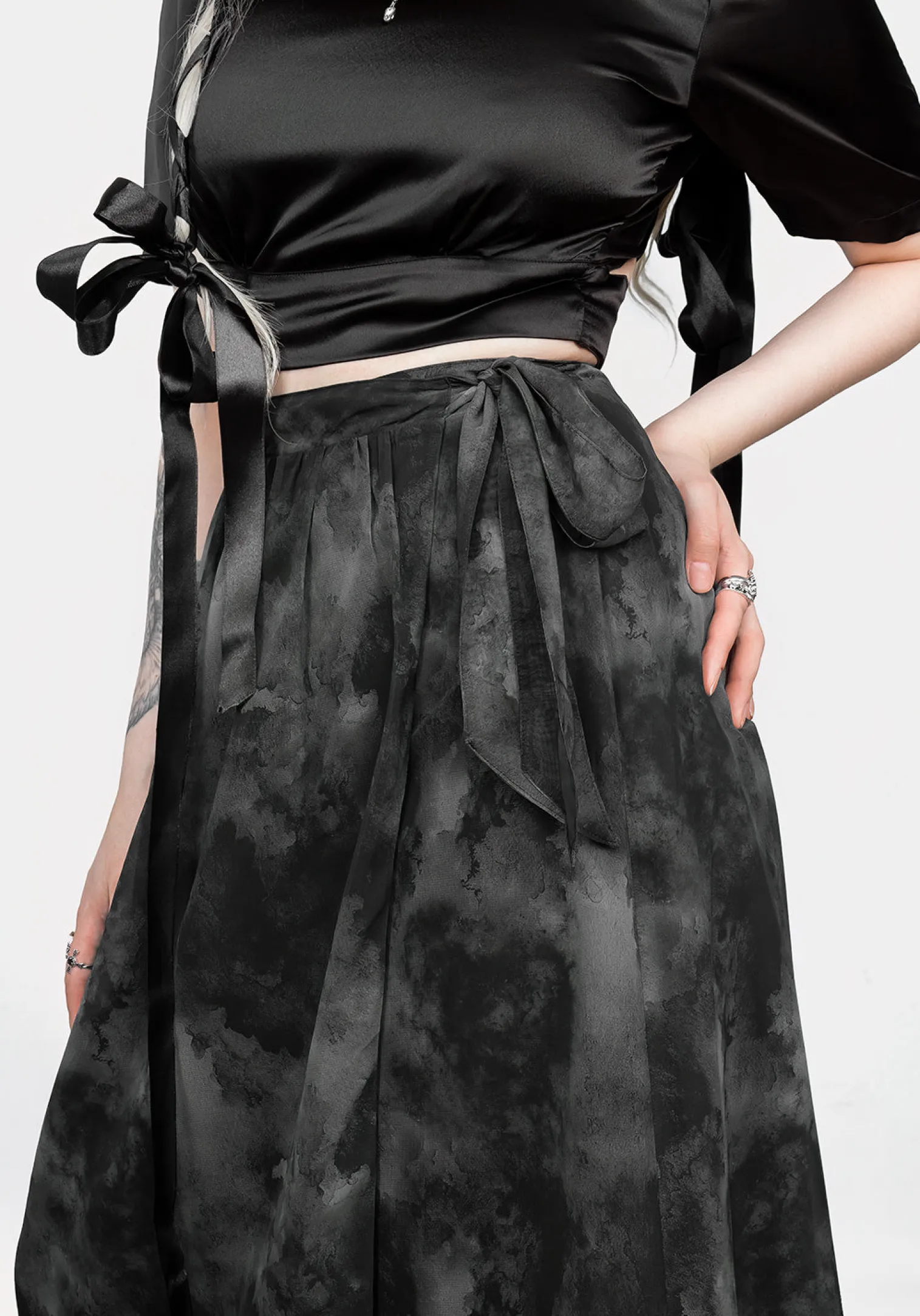 Tempest Tie Waist Midaxi Skirt