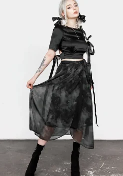 Tempest Tie Waist Midaxi Skirt